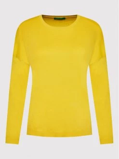 United Colors Of Benetton Γυναίκες Πουλόβερ 1091D100E Κίτρινο Loose Fit Κίτρινο -United Colors Of Benetton Κατάστημα unnamed file 3820
