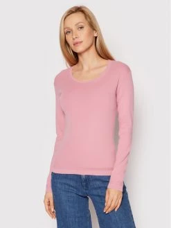 United Colors Of Benetton Γυναίκες Πουλόβερ 1091D1M08 Ροζ Regular Fit Ροζ