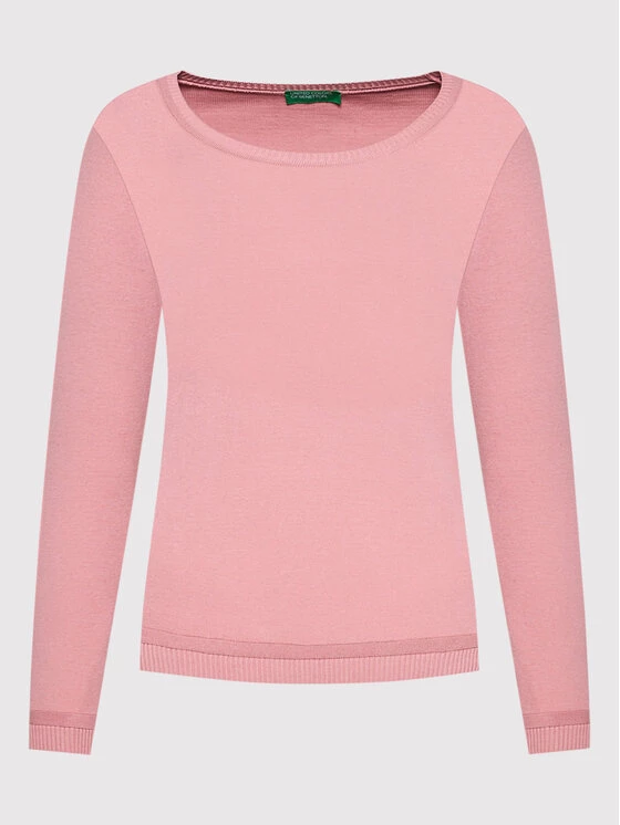 United Colors Of Benetton Γυναίκες Πουλόβερ 1091D1M08 Ροζ Regular Fit Ροζ 5 United Colors Of Benetton Γυναίκες Πουλόβερ 1091D1M08 Ροζ Regular Fit Ροζ - Image 5