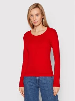 United Colors Of Benetton Γυναίκες Πουλόβερ 1091D1M08 Κόκκινο Regular Fit Κόκκινο