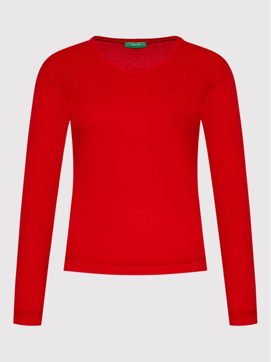 United Colors Of Benetton Γυναίκες Πουλόβερ 1091D1M08 Κόκκινο Regular Fit Κόκκινο 5 United Colors Of Benetton Γυναίκες Πουλόβερ 1091D1M08 Κόκκινο Regular Fit Κόκκινο - Image 5
