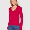 United Colors Of Benetton Γυναίκες Πουλόβερ 1091D4625 Ροζ Regular Fit Ροζ