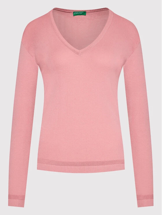 United Colors Of Benetton Γυναίκες Πουλόβερ 1091D4625 Ροζ Slim Fit Ροζ 5 United Colors Of Benetton Γυναίκες Πουλόβερ 1091D4625 Ροζ Slim Fit Ροζ - Image 5