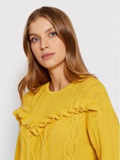 United Colors Of Benetton Γυναίκες Πουλόβερ 111TD100F Κίτρινο Regular Fit Κίτρινο -United Colors Of Benetton Κατάστημα unnamed file 3849