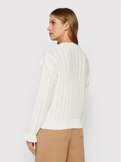 United Colors Of Benetton Γυναίκες Πουλόβερ 111TD100F Λευκό Regular Fit Λευκό -United Colors Of Benetton Κατάστημα unnamed file 3853