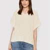 United Colors Of Benetton Γυναίκες Πουλόβερ 1293D4001 Μπεζ Oversize Μπεζ