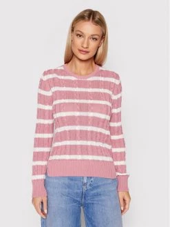 United Colors Of Benetton Γυναίκες Πουλόβερ 1594E101O Ροζ Regular Fit Ροζ