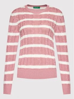 United Colors Of Benetton Γυναίκες Πουλόβερ 1594E101O Ροζ Regular Fit Ροζ -United Colors Of Benetton Κατάστημα unnamed file 3950