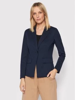 United Colors Of Benetton Γυναίκες Σακάκια & Μπλέιζερ Μπλέιζερ 2BY652414 Σκούρο μπλε Regular Fit Σκούρο μπλε