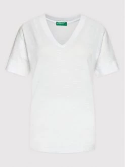 United Colors Of Benetton Γυναίκες T-shirts T-Shirt 3BVXE4265 Λευκό Regular Fit Λευκό -United Colors Of Benetton Κατάστημα unnamed file 3998