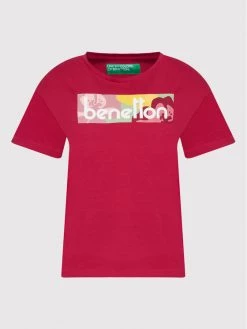United Colors Of Benetton Γυναίκες T-shirts T-Shirt 3MI5D100R Ροζ Regular Fit Ροζ -United Colors Of Benetton Κατάστημα unnamed file 4008