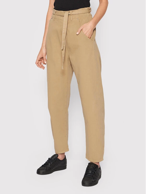 United Colors Of Benetton Γυναίκες Υφασμάτινα Παντελόνια Παντελόνι υφασμάτινο 4DUKDF008 Μπεζ Relaxed Fit Μπεζ 1 United Colors Of Benetton Γυναίκες Υφασμάτινα Παντελόνια Παντελόνι υφασμάτινο 4DUKDF008 Μπεζ Relaxed Fit Μπεζ