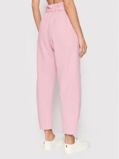 United Colors Of Benetton Γυναίκες Υφασμάτινα Παντελόνια Παντελόνι υφασμάτινο 4DUKDF008 Ροζ Relaxed Fit Ροζ -United Colors Of Benetton Κατάστημα unnamed file 4026