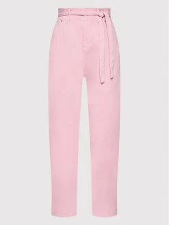 United Colors Of Benetton Γυναίκες Υφασμάτινα Παντελόνια Παντελόνι υφασμάτινο 4DUKDF008 Ροζ Relaxed Fit Ροζ -United Colors Of Benetton Κατάστημα unnamed file 4028