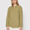 United Colors Of Benetton Γυναίκες Casual Πουκάμισα Πουκάμισο 5WPWDQ00E Πράσινο Regular Fit Πράσινο