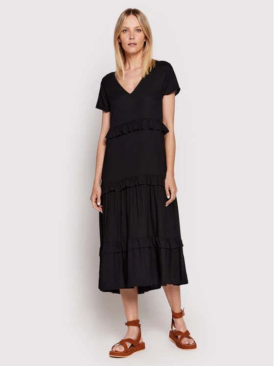 United Colors Of Benetton Γυναίκες Καθημερινά Φορέματα Φόρεμα καθημερινό 4SAF5V00M Μαύρο Regular Fit Μαύρο 1 United Colors Of Benetton Γυναίκες Καθημερινά Φορέματα Φόρεμα καθημερινό 4SAF5V00M Μαύρο Regular Fit Μαύρο