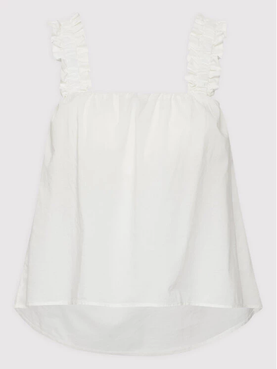 United Colors Of Benetton Γυναίκες Tops Τοπ 4CQY5H001 Λευκό Regular Fit Λευκό 5 United Colors Of Benetton Γυναίκες Tops Τοπ 4CQY5H001 Λευκό Regular Fit Λευκό - Image 5