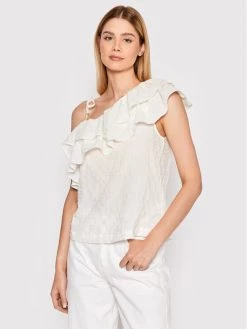 United Colors Of Benetton Γυναίκες Μπλουζάκια Μπλουζάκι 5ZRPDH002 Λευκό Regular Fit Λευκό