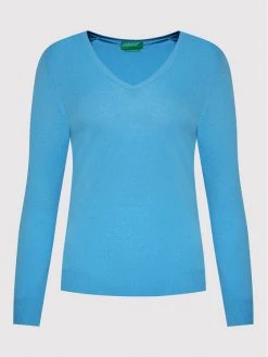 United Colors Of Benetton Γυναίκες Πουλόβερ 1002D4488 Μπλε Regular Fit Μπλε -United Colors Of Benetton Κατάστημα unnamed file 4270