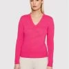 United Colors Of Benetton Γυναίκες Πουλόβερ 1002D4488 Ροζ Regular Fit Ροζ