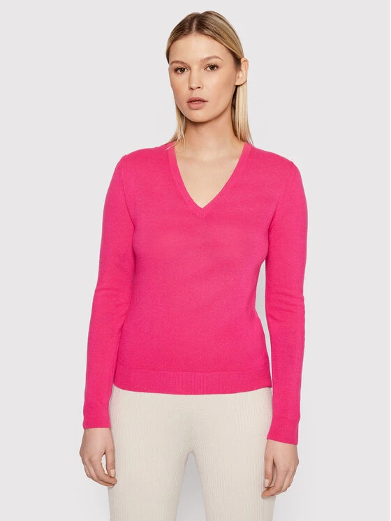 United Colors Of Benetton Γυναίκες Πουλόβερ 1002D4488 Ροζ Regular Fit Ροζ 1 United Colors Of Benetton Γυναίκες Πουλόβερ 1002D4488 Ροζ Regular Fit Ροζ