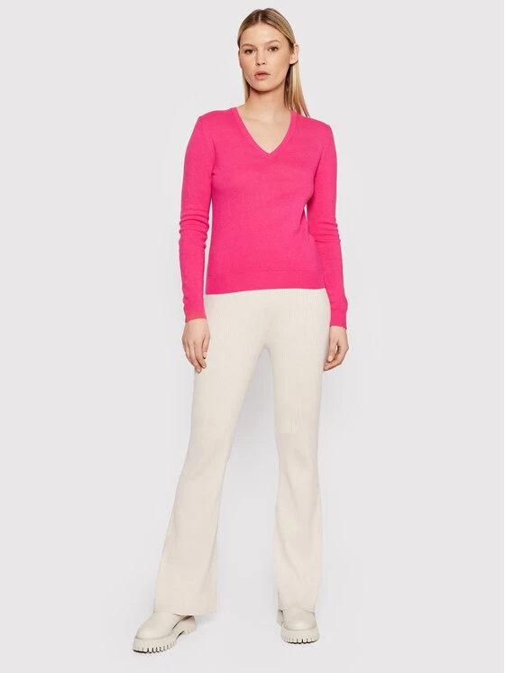 United Colors Of Benetton Γυναίκες Πουλόβερ 1002D4488 Ροζ Regular Fit Ροζ 2 United Colors Of Benetton Γυναίκες Πουλόβερ 1002D4488 Ροζ Regular Fit Ροζ - Image 2