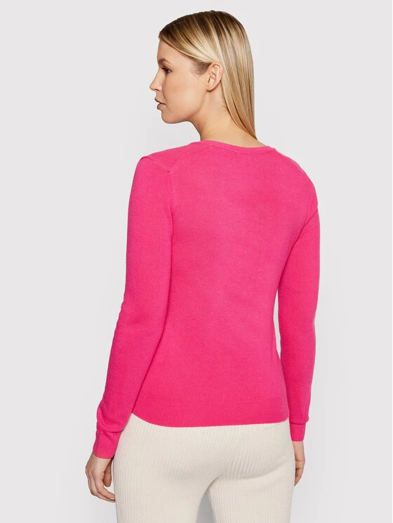 United Colors Of Benetton Γυναίκες Πουλόβερ 1002D4488 Ροζ Regular Fit Ροζ 3 United Colors Of Benetton Γυναίκες Πουλόβερ 1002D4488 Ροζ Regular Fit Ροζ - Image 3
