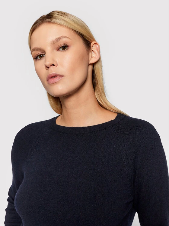 United Colors Of Benetton Γυναίκες Πουλόβερ 1035D1P17 Σκούρο μπλε Regular Fit Σκούρο μπλε 4 United Colors Of Benetton Γυναίκες Πουλόβερ 1035D1P17 Σκούρο μπλε Regular Fit Σκούρο μπλε - Image 4