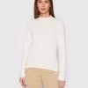 United Colors Of Benetton Γυναίκες Πουλόβερ 1035D2509 Λευκό Regular Fit Λευκό