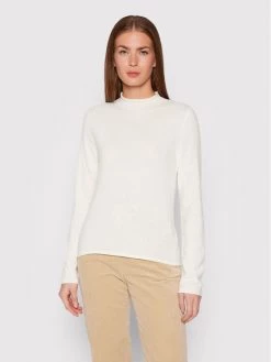 United Colors Of Benetton Γυναίκες Πουλόβερ 1035D2509 Λευκό Regular Fit Λευκό