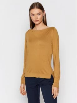 United Colors Of Benetton Γυναίκες Πουλόβερ 102MD1O02 Καφέ Regular Fit Καφέ