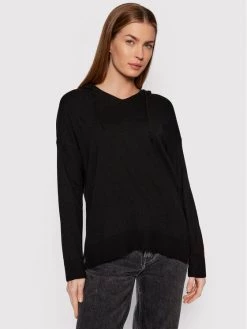 United Colors Of Benetton Γυναίκες Πουλόβερ 1035D2546 Μαύρο Regular Fit Μαύρο