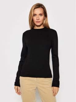 United Colors Of Benetton Γυναίκες Πουλόβερ 1035D2509 Μαύρο Regular Fit Μαύρο