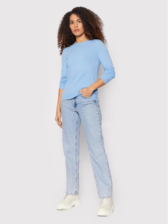 United Colors Of Benetton Γυναίκες Πουλόβερ 1033D1M78 Μπλε Regular Fit Μπλε 2 United Colors Of Benetton Γυναίκες Πουλόβερ 1033D1M78 Μπλε Regular Fit Μπλε - Image 2