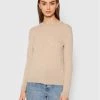 United Colors Of Benetton Γυναίκες Πουλόβερ 1033D1M78 Μπεζ Regular Fit Μπεζ
