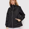 United Colors Of Benetton Γυναίκες Αδιάβροχα Μπουφάν Μπουφάν αδιάβροχο 28HHDN008 Μαύρο Regular Fit Μαύρο