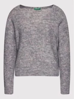 United Colors Of Benetton Γυναίκες Πουλόβερ 1064D4669 Γκρι Regular Fit Γκρι -United Colors Of Benetton Κατάστημα unnamed file 4339