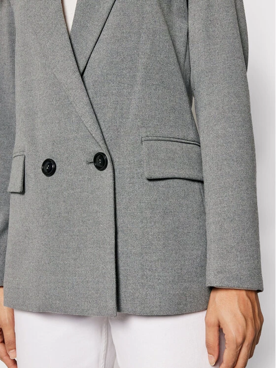 United Colors Of Benetton Γυναίκες Σακάκια & Μπλέιζερ Μπλέιζερ 2S8L52483 Γκρι Relaxed Fit Γκρι 4 United Colors Of Benetton Γυναίκες Σακάκια & Μπλέιζερ Μπλέιζερ 2S8L52483 Γκρι Relaxed Fit Γκρι - Image 4