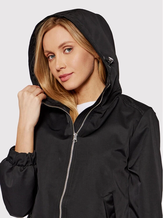 United Colors Of Benetton Γυναίκες Αδιάβροχα Μπουφάν Μπουφάν αδιάβροχο 28HHDN008 Μαύρο Regular Fit Μαύρο 4 United Colors Of Benetton Γυναίκες Αδιάβροχα Μπουφάν Μπουφάν αδιάβροχο 28HHDN008 Μαύρο Regular Fit Μαύρο - Image 4