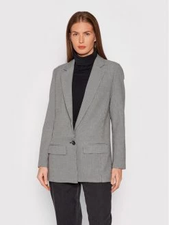 United Colors Of Benetton Γυναίκες Σακάκια & Μπλέιζερ Μπλέιζερ 2TUJ52475 Γκρι Regular Fit Γκρι