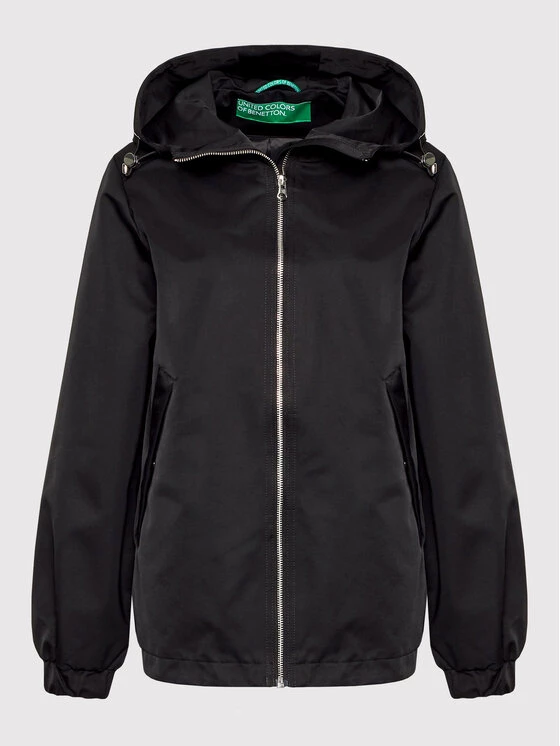United Colors Of Benetton Γυναίκες Αδιάβροχα Μπουφάν Μπουφάν αδιάβροχο 28HHDN008 Μαύρο Regular Fit Μαύρο 6 United Colors Of Benetton Γυναίκες Αδιάβροχα Μπουφάν Μπουφάν αδιάβροχο 28HHDN008 Μαύρο Regular Fit Μαύρο - Image 6