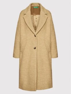 United Colors Of Benetton Γυναίκες Χειμωνιάτικα Παλτά Μάλλινο παλτό 2WDP5K383 Μπεζ Regular Fit Μπεζ -United Colors Of Benetton Κατάστημα unnamed file 4381