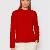 United Colors Of Benetton Γυναίκες Πουλόβερ 1335D2467 Κόκκινο Regular Fit Κόκκινο