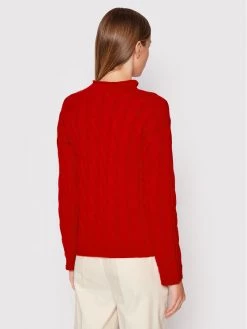 United Colors Of Benetton Γυναίκες Πουλόβερ 1335D2467 Κόκκινο Regular Fit Κόκκινο -United Colors Of Benetton Κατάστημα unnamed file 4384