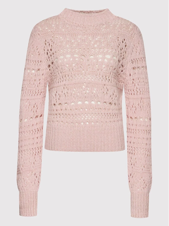 United Colors Of Benetton Γυναίκες Πουλόβερ 114UD200F Ροζ Regular Fit Ροζ 5 United Colors Of Benetton Γυναίκες Πουλόβερ 114UD200F Ροζ Regular Fit Ροζ - Image 5