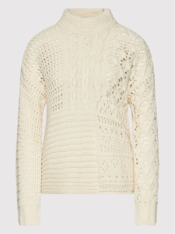 United Colors Of Benetton Γυναίκες Πουλόβερ 114UD200E Μπεζ Relaxed Fit Μπεζ 5 United Colors Of Benetton Γυναίκες Πουλόβερ 114UD200E Μπεζ Relaxed Fit Μπεζ - Image 5