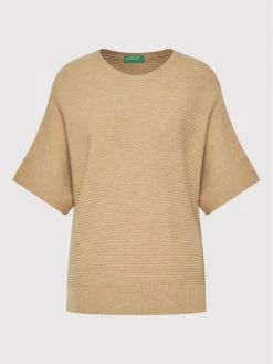 United Colors Of Benetton Γυναίκες Πουλόβερ 1044D100O Καφέ Relaxed Fit Καφέ -United Colors Of Benetton Κατάστημα unnamed file 4451