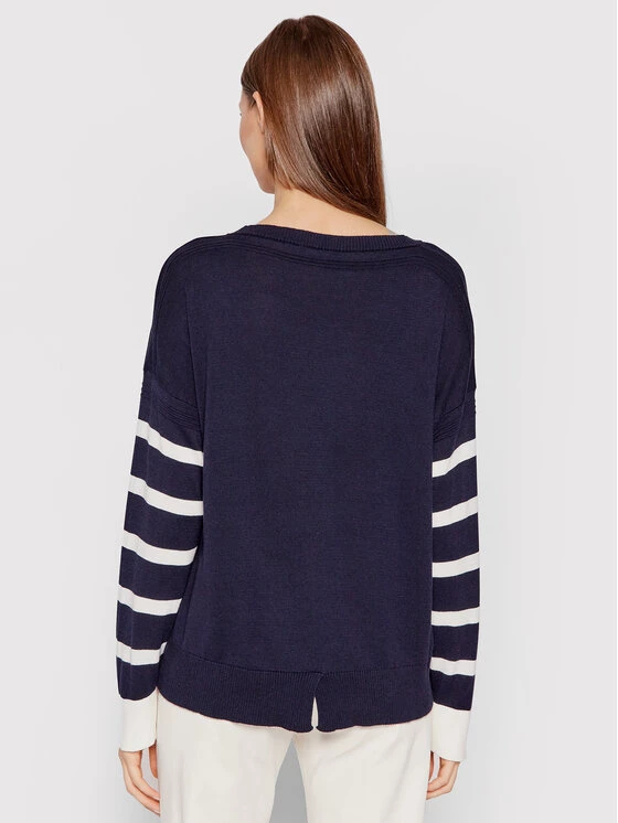 United Colors Of Benetton Γυναίκες Πουλόβερ 102ME1N93 Σκούρο μπλε Relaxed Fit Σκούρο μπλε 3 United Colors Of Benetton Γυναίκες Πουλόβερ 102ME1N93 Σκούρο μπλε Relaxed Fit Σκούρο μπλε - Image 3