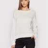 United Colors Of Benetton Γυναίκες Πουλόβερ 102ME1N93 Λευκό Relaxed Fit Λευκό
