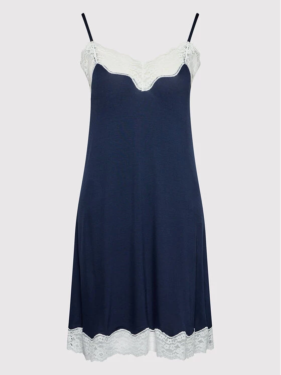 United Colors Of Benetton Γυναίκες Νυχτικά & Μεσοφόρια Νυχτικό 3Z123V130 Σκούρο μπλε Regular Fit Σκούρο μπλε 5 United Colors Of Benetton Γυναίκες Νυχτικά & Μεσοφόρια Νυχτικό 3Z123V130 Σκούρο μπλε Regular Fit Σκούρο μπλε - Image 5